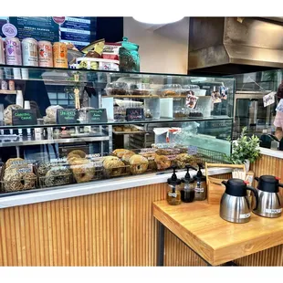 Inside  R&amp;A Sourdough 1938 W Lawrence Ave, Chicago, IL  Bagels Sandwiches Bialys Pastry Salads Spreads Coffees .Patio.Pickup Window .Cool.