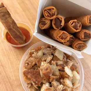 Sisig &amp; Shanghai Lumpia