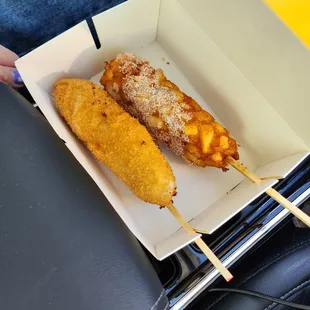 Potato mozzarella and spicy Ssong.