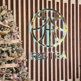 a christmas tree in front of a tv