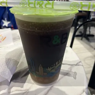 The herbal with chia and jelly. Chef&apos;s kiss.