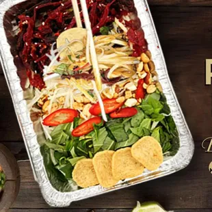 Street Food - Papaya Salad with Beef Jerjy.