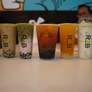 Some of these drinks include: Hawaiian Fruit Green Tea, Avocado Stormy, Strawberry Matcha Latte, etc.