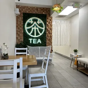 the interior of the restaurant