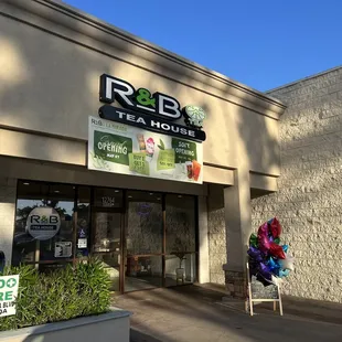 the front of the store