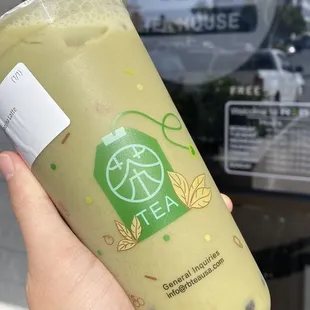 Strawberry Matcha Latte