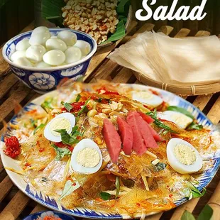 Vietnamese Shaking Rice Paper Salad