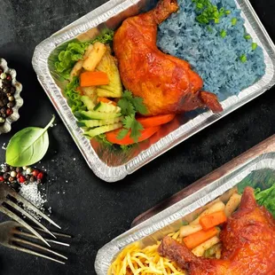 Roasted Chicken W/ Sticky Rice or Garlic Noodle