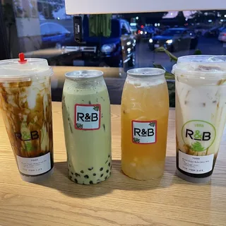 Brown Sugar Boba Nitro Milk Tea w/ Cheese