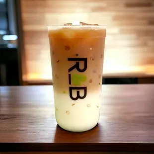 Roasted Oolong Tea Latte
