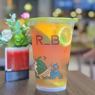 Hawaiian Fruit Green Tea - 0% sweetness chosen - Good!