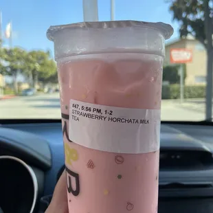 Strawberry Horchata