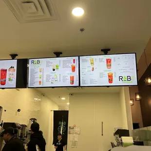 menu with prices