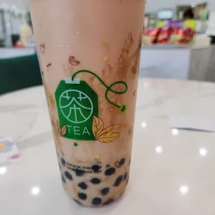 Classic Milk Tea with boba