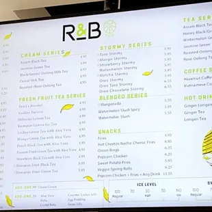 Those are the selections