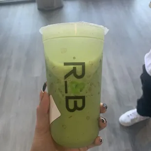 Mango Matcha Latte