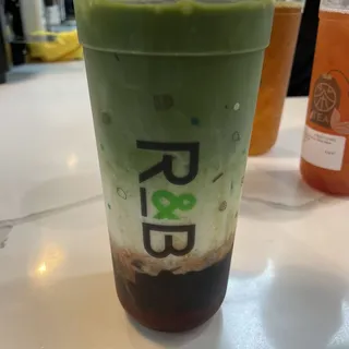 Strawberry Matcha Latte
