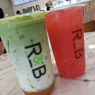 Mango Matcha Latte