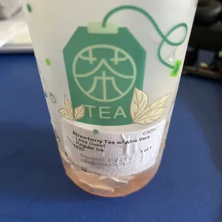 Strawberry Tea w/Aloe Vera