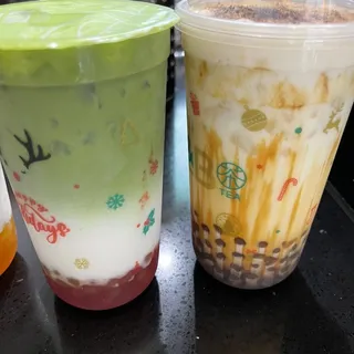 Matcha Strawberry Latte