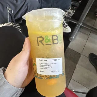 Kumquat Lemon Iced Tea