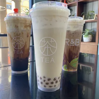 Rose Oolong Tea w/ Salted Cheese