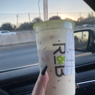 Green Milk Tea w/ Cheese Cream
