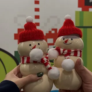 Snowman Jasmine Milk Tea