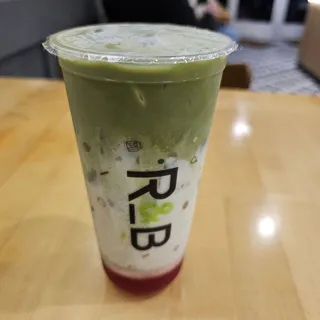 Strawberry Matcha Latte