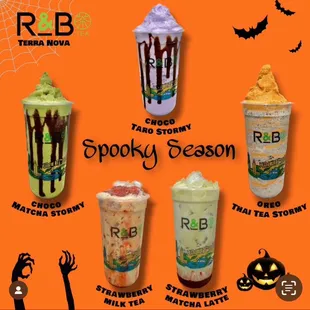 Enjoy new drinks this Halloween at our Terra Nova location.