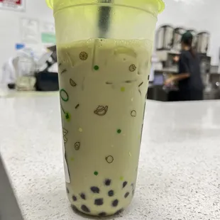 Matcha Milk Tea Boba
