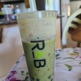 Strawberry Matcha Latte
