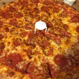 pizza, food