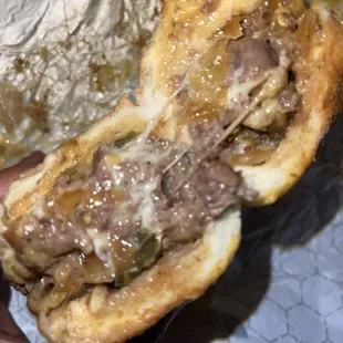 Went back lastnight and got the cheesesteak sandwich WTH ranch,jalapeños, onions and 3 cheeses and mannnn it was absolutely amazing!!