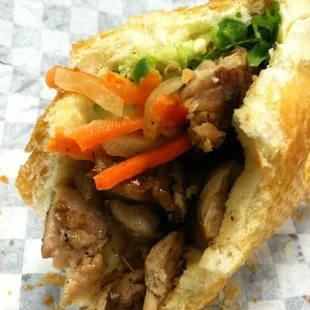 Grilled Chicken Banh Mi