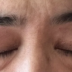 Brows threaded first time ever !