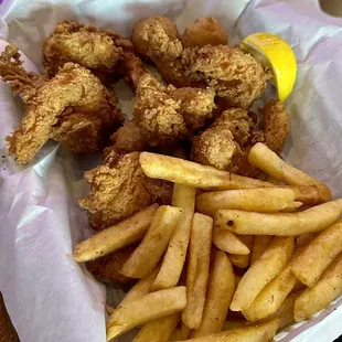 Fried shrimp (not on the menu)
