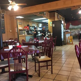 Inside view of this local institution