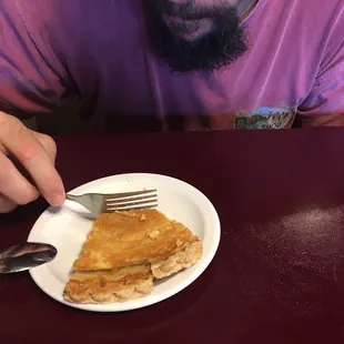 Incredible buttermilk pie- warning: get a cup of coffee with this to counteract the sugar coma