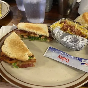 BLT &amp; Baked Potato