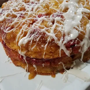 Great homemade desserts like this pineapple upside down cake!