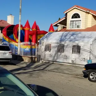 Combo slide and 10x20 canopy