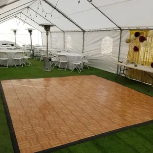 13x13 Dance Floor under 20x60