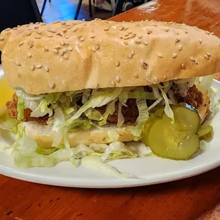 Half Oyster Poboy