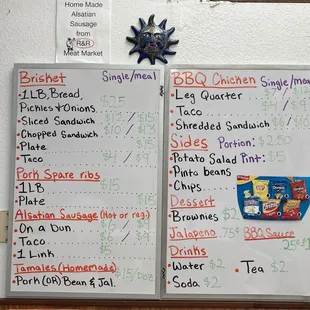 This is their full menu as of September 2024.