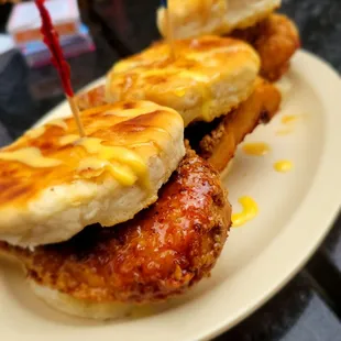 Honey Chicken Biscuits