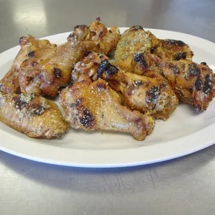 Parm &amp; Garlic Wings grilled to perfection!