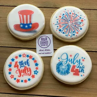 July 4th cookies
