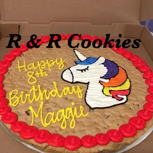 Chocolate chip cookie cakes