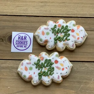 Fall cookies